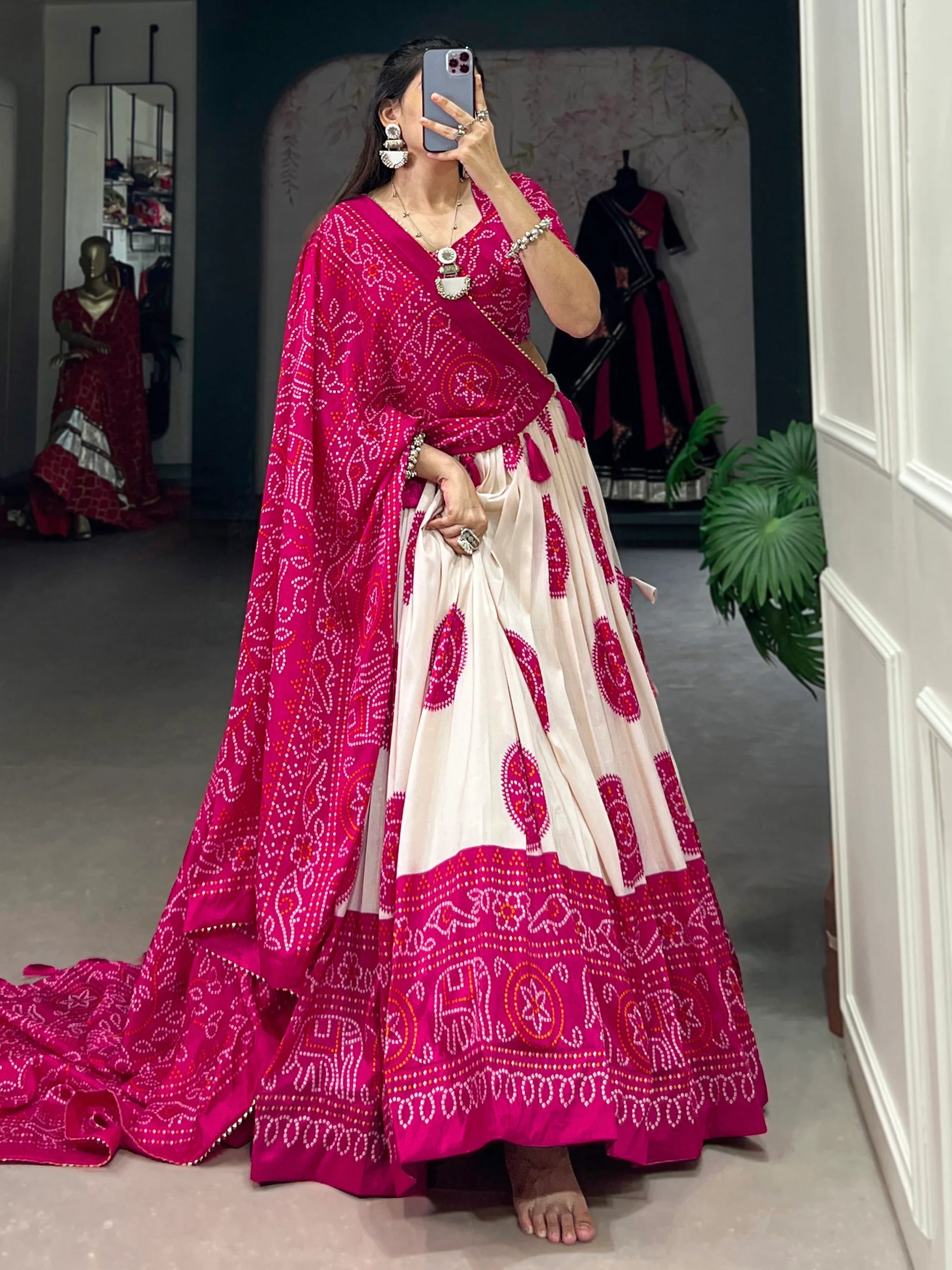 "Lehengas to light up any cultural event in the USA."
