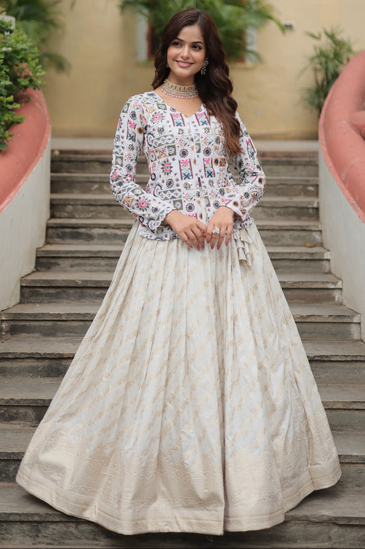 "Lehengas for Indian weddings in the USA."
