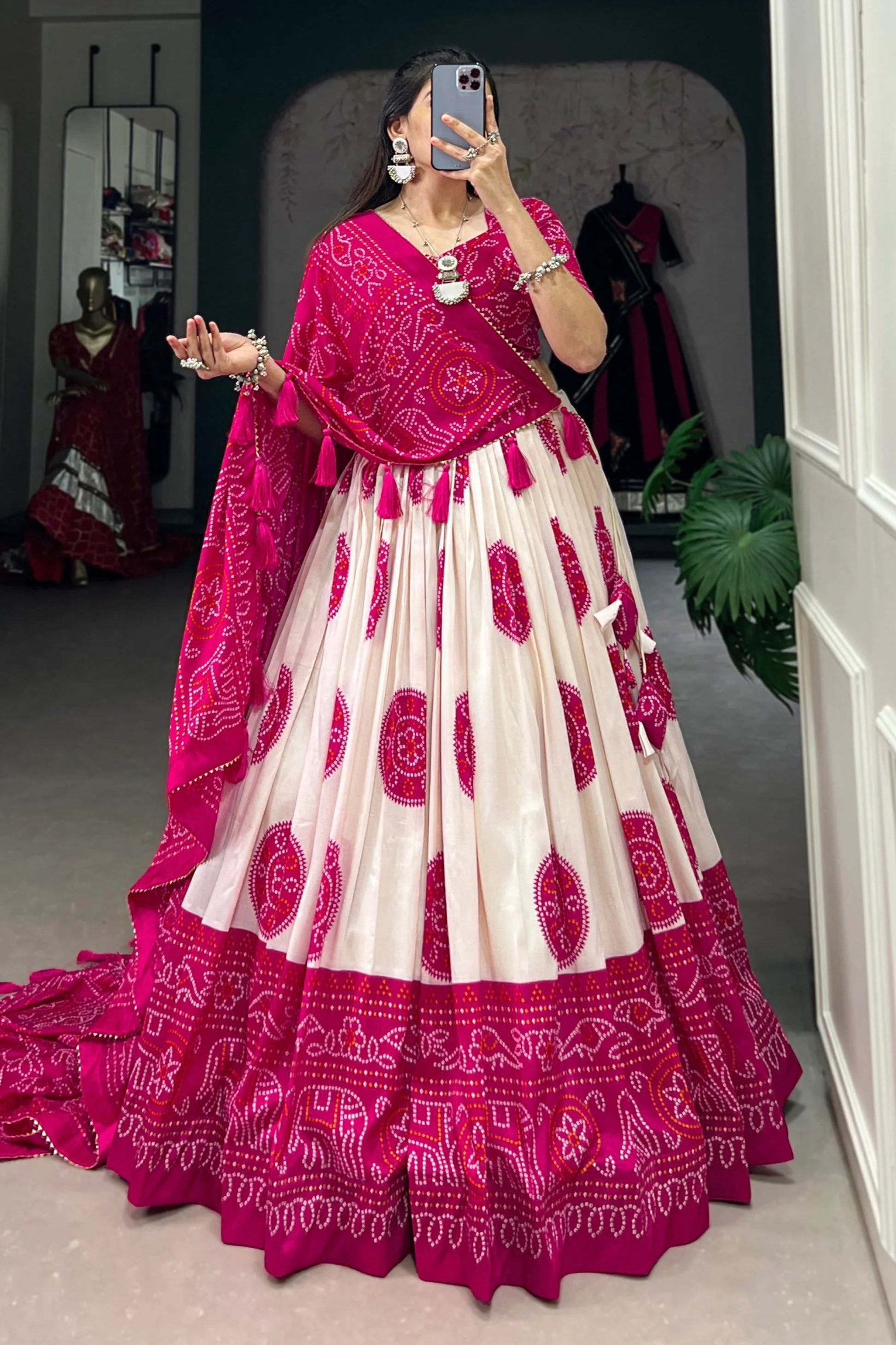 "Lehengas to light up any cultural event in the USA."
