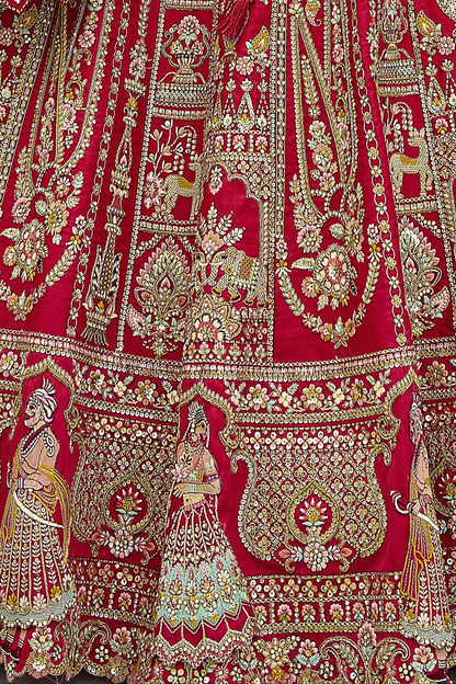 "Lehengas for Indian weddings in the USA."
