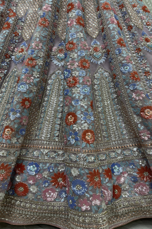 "Lehengas made for Indian functions across the USA."
