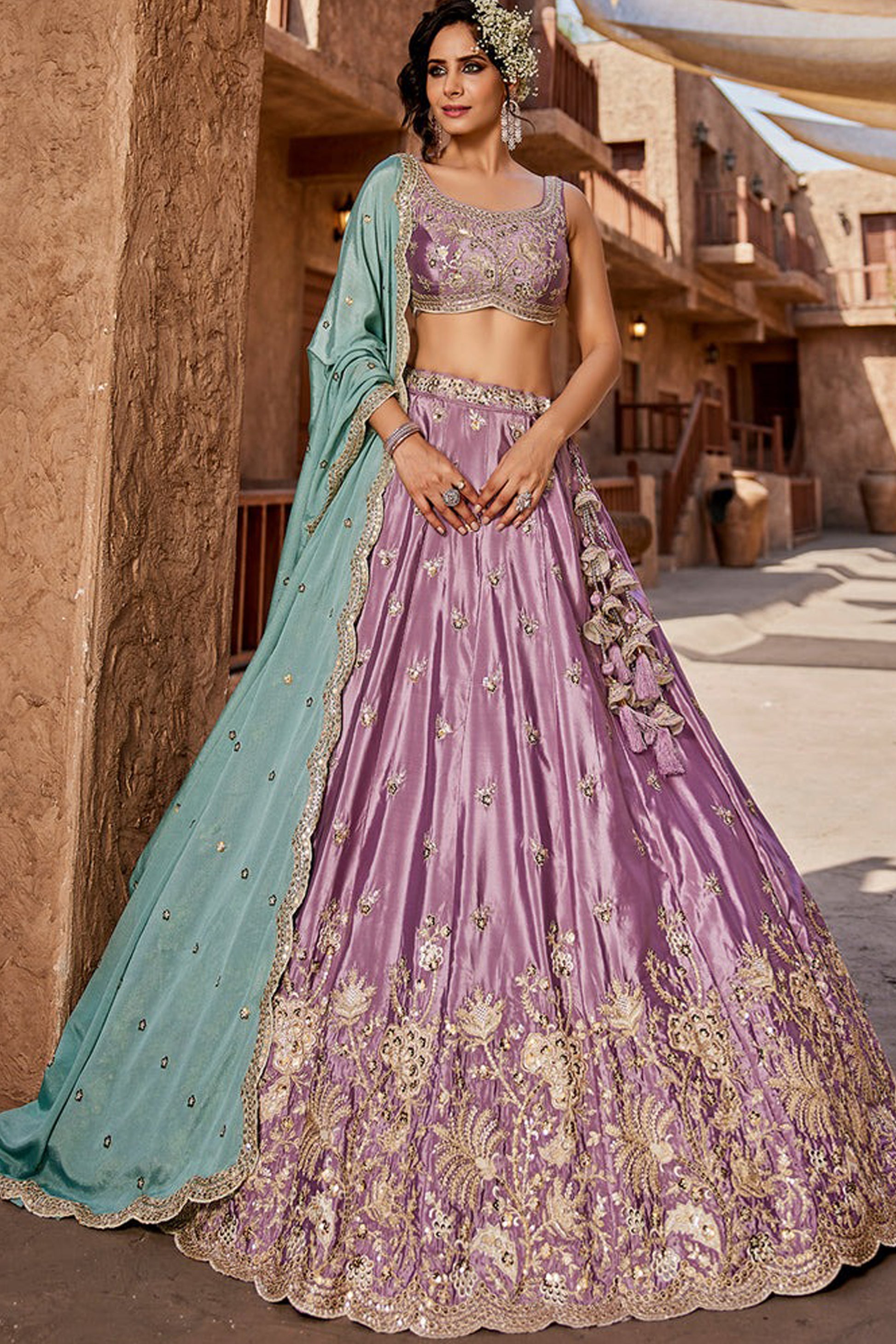 "Lehengas to light up any cultural event in the USA."
