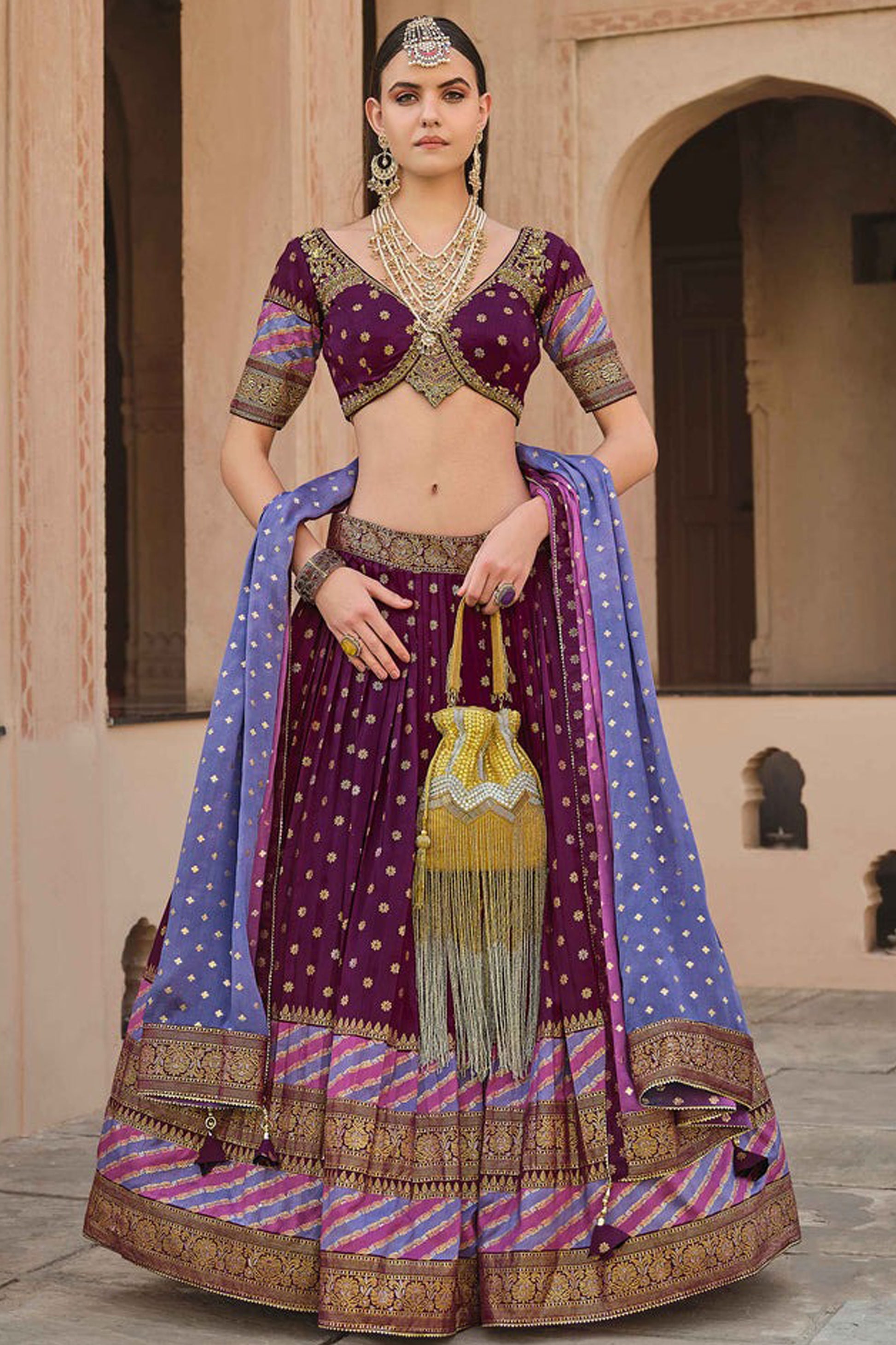 "Lehengas to light up any cultural event in the USA."
