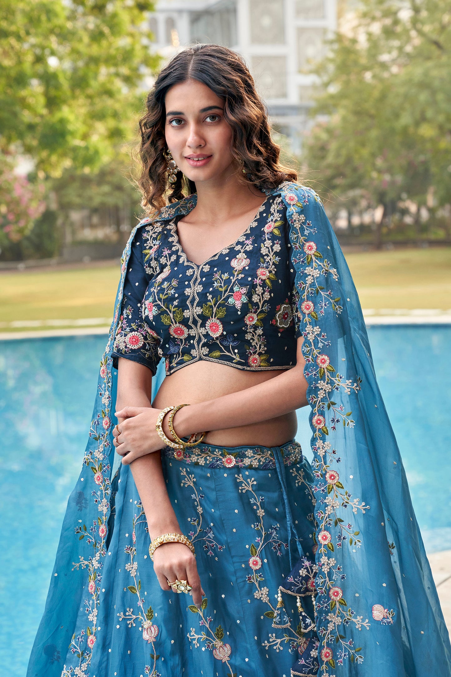 Indian Readymade Design Lehenga Suit