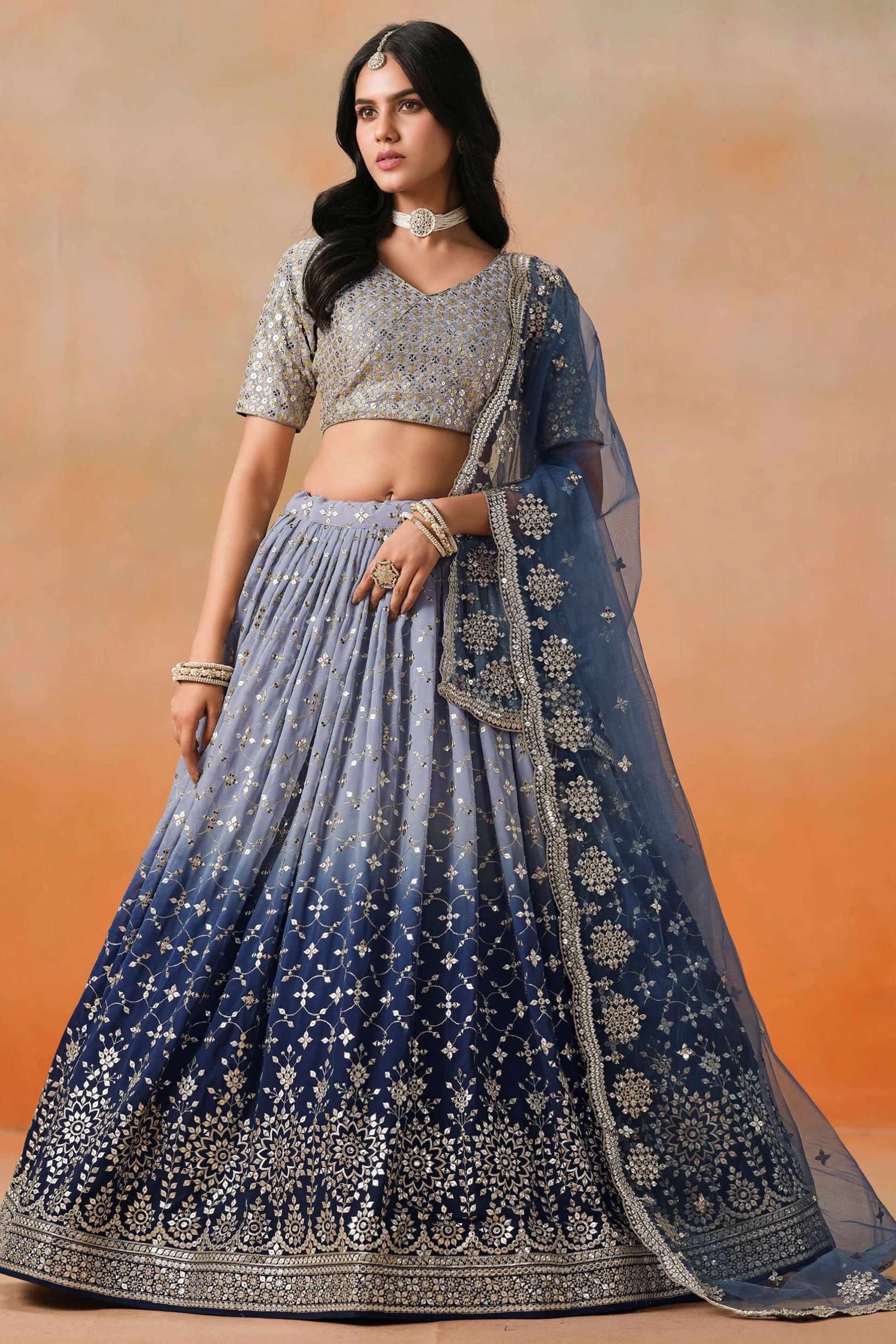 Luxury designer lehenga set Seyuri collection