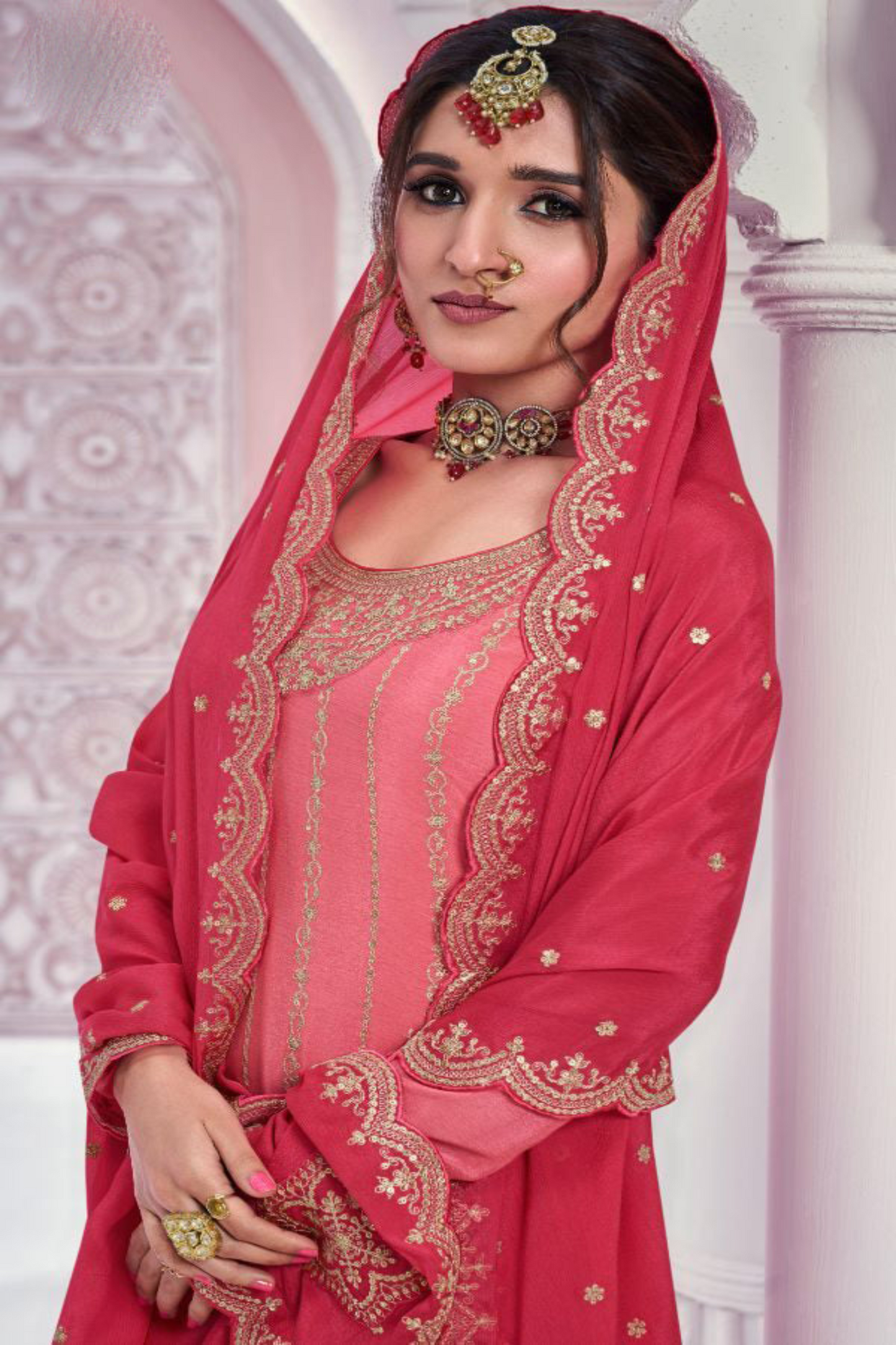 Indian Pakistani Wedding Wear Stitched Salwar Kameez Heavy Sharara Dupatta Suit's Gift for Her