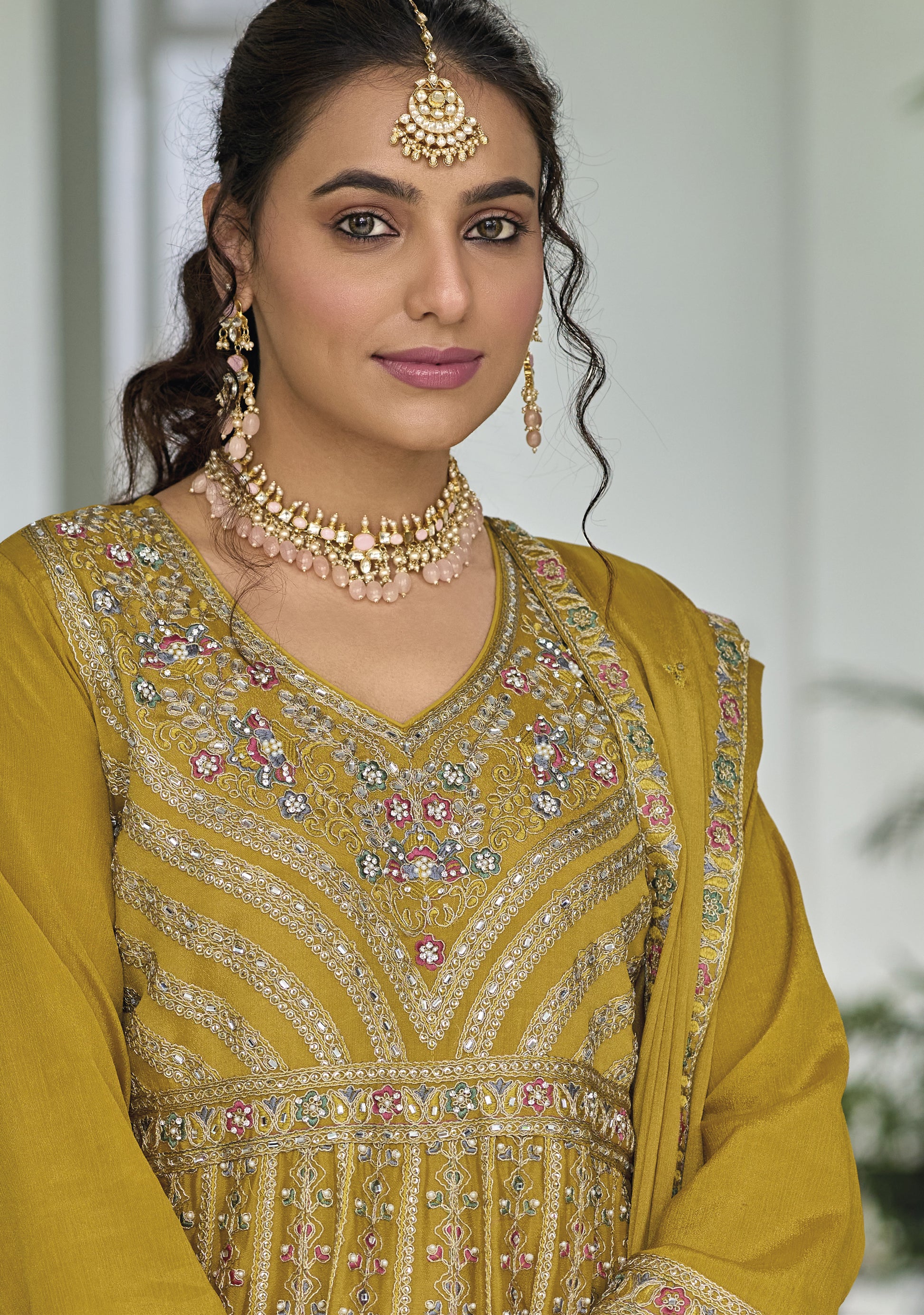 Ethnic Designer Palazzo Suit For Wedding Function 