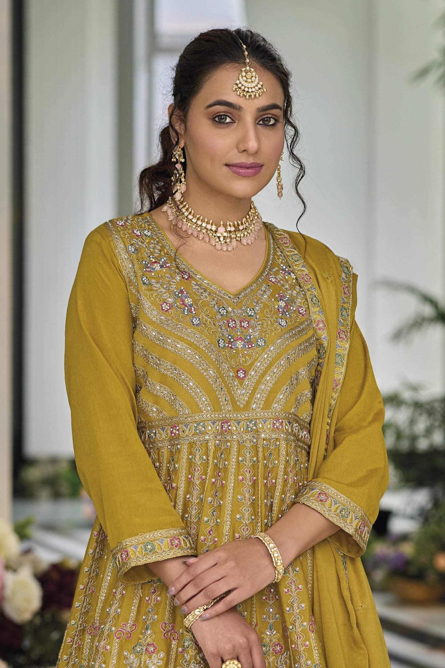 Pakistani Designer Gorgeous Palazzo Suit Outfit 
