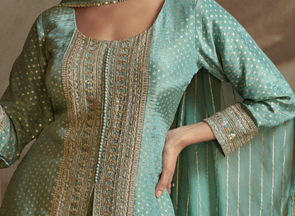 Indian Wedding Salwar Kameez Plazzo Punjabi Suit with Dupatta Online