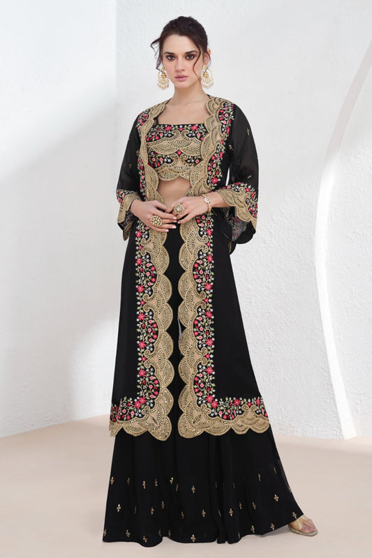 Buy Pakistani Sharara outfit stitched for USA delivery
