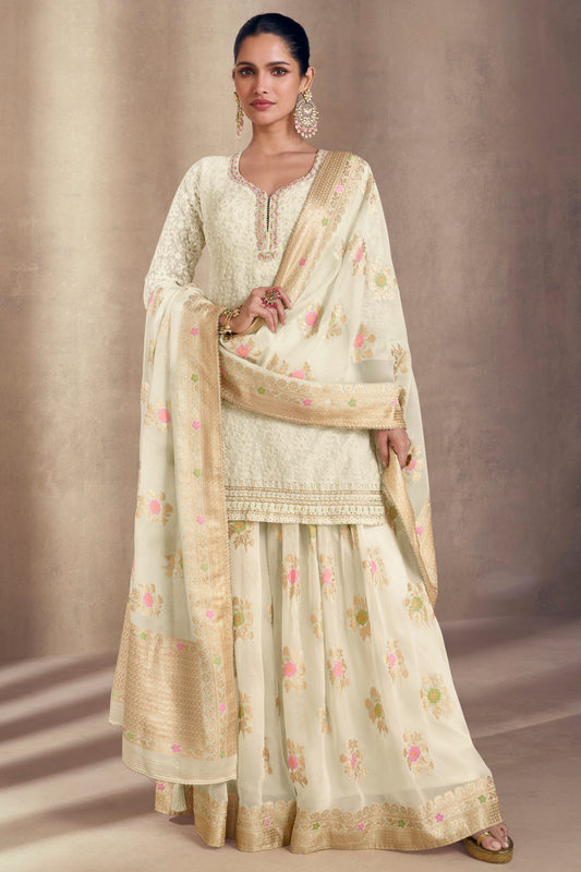 Traditional Sharara suit for events in USA

