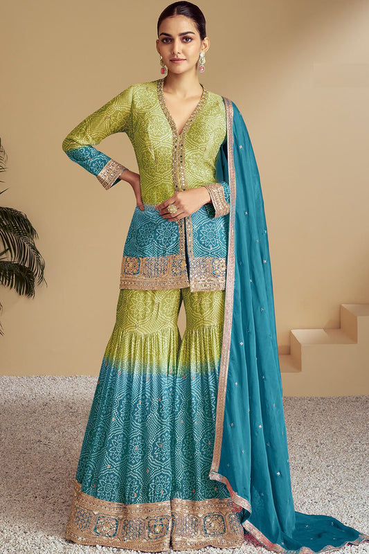 Ready to wear Sharara suit for Eid in USA
