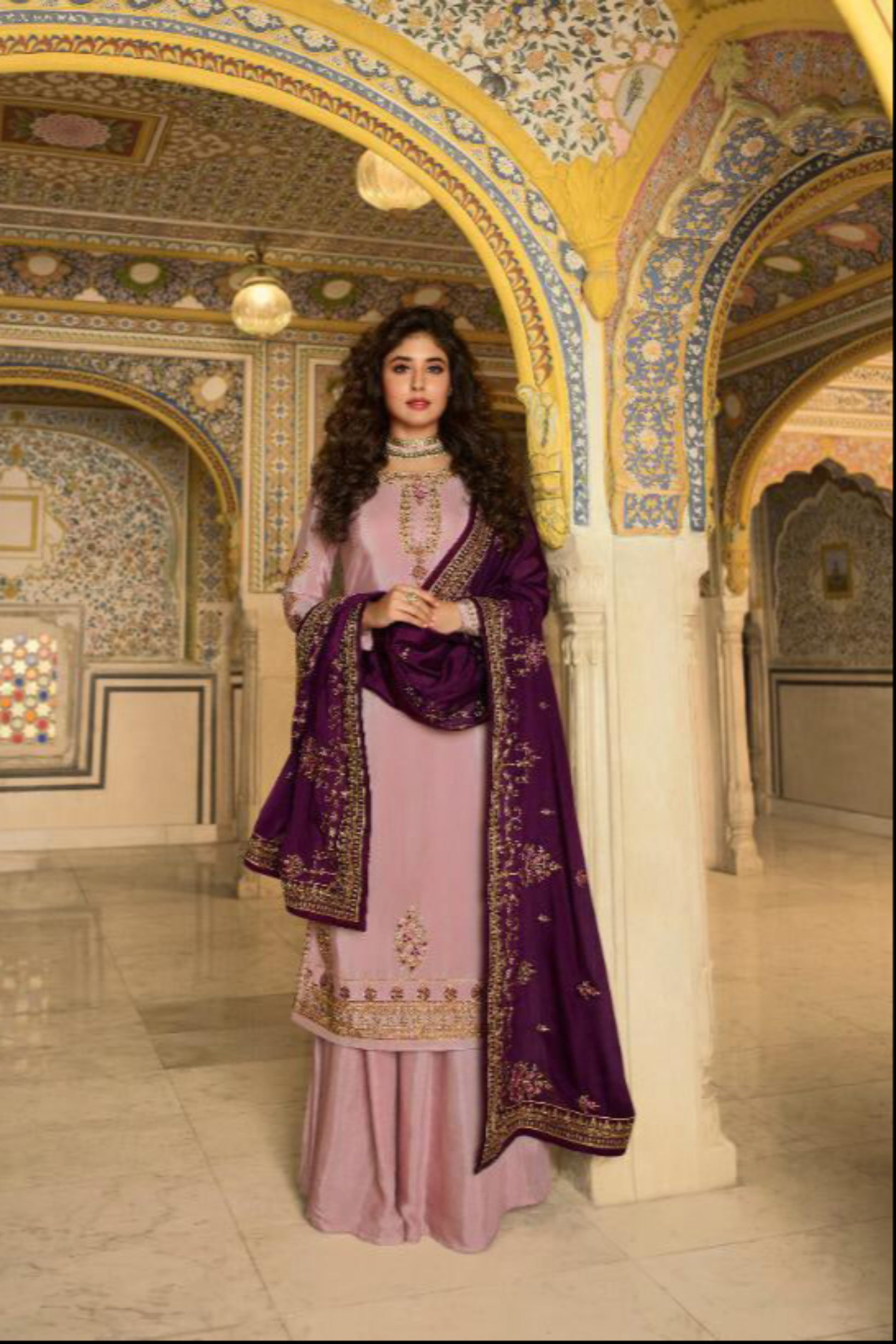 Exclusive Designer Salwar Kameez Palazzo Suit Ready to Wear For Party and Festive Occasions.
