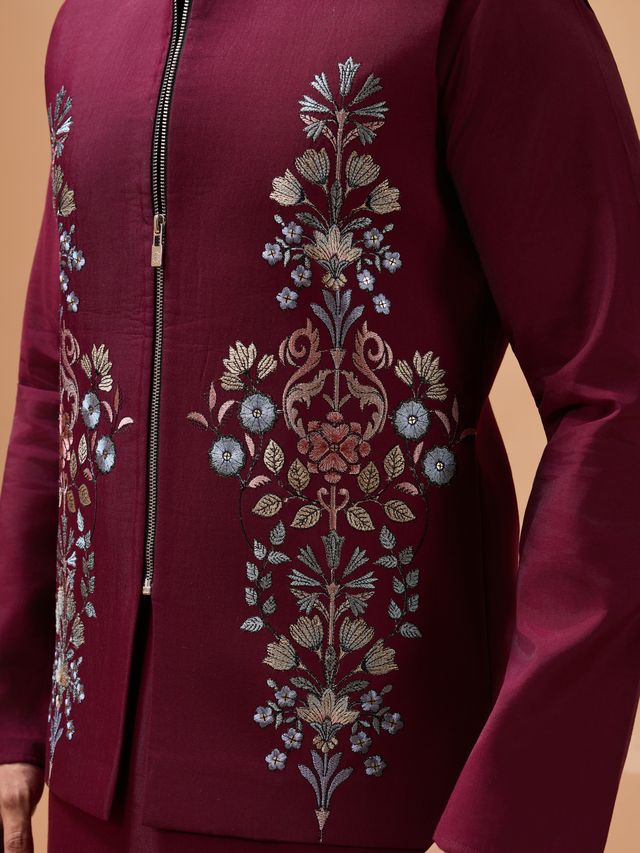 Exclusive Designer Viscose Printed Men's Kurta For Party Wear