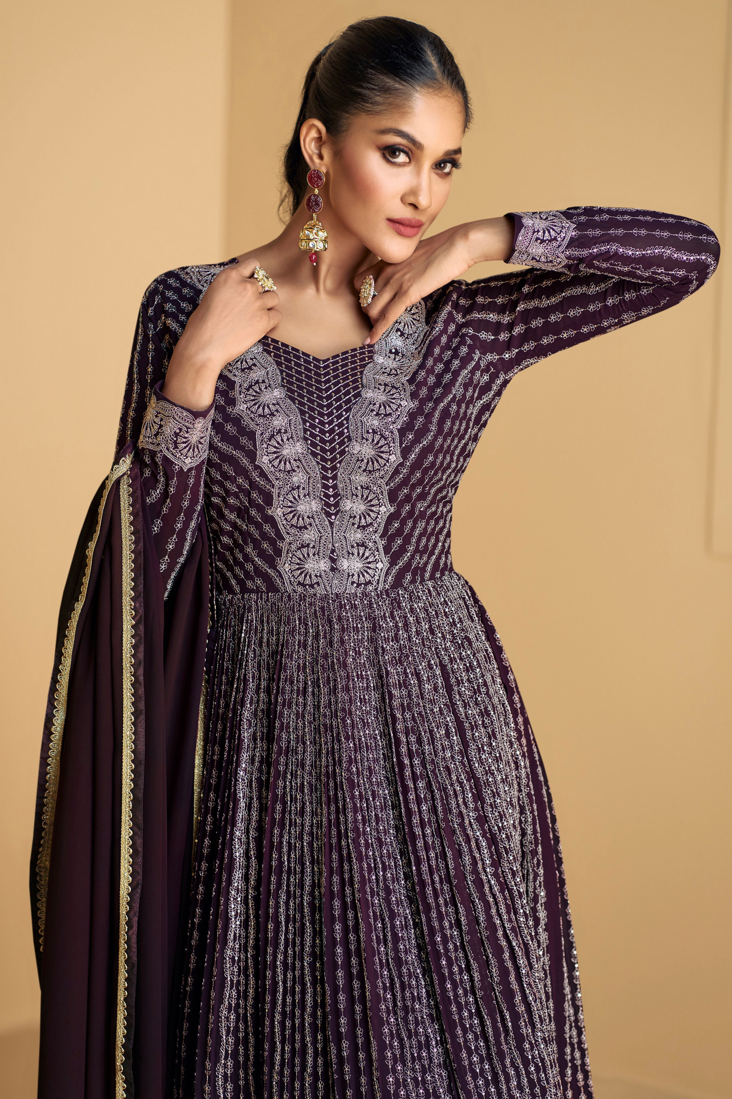 Indian Anarkali Dresses for Wedding - Seyuri Designer Ethnic Wear USA