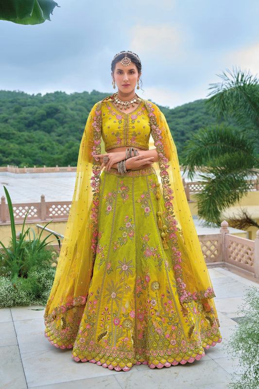 "Lehengas made for Indian functions across the USA."
