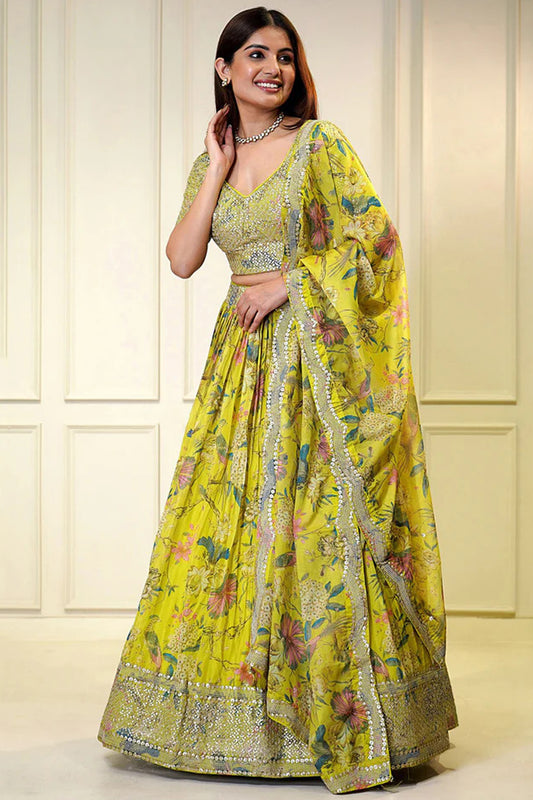 Lehenga outfits for Indian cultural events in the USA."
