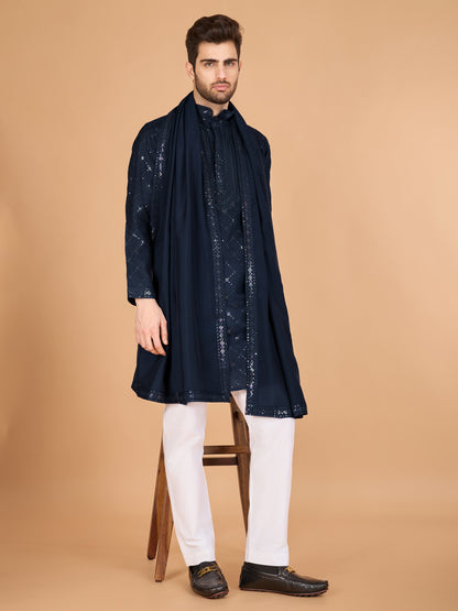 dark blue kurta,plus size available,Comfort Fit,Premium Fabric,Express Delivery.