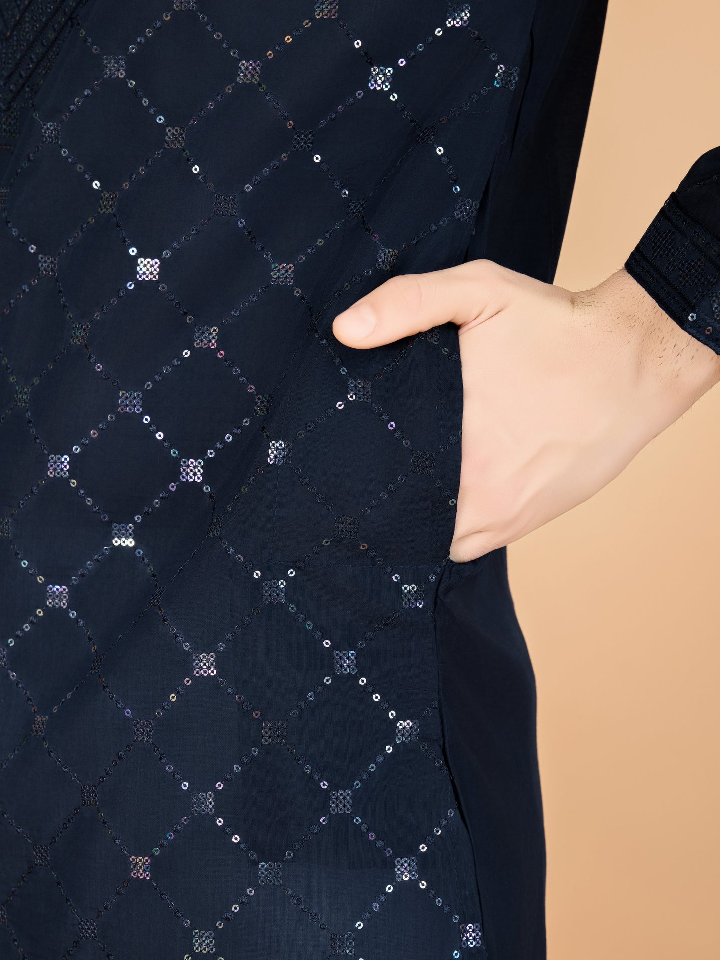 dark blue kurta,plus size available,Comfort Fit,Premium Fabric,Express Delivery.
