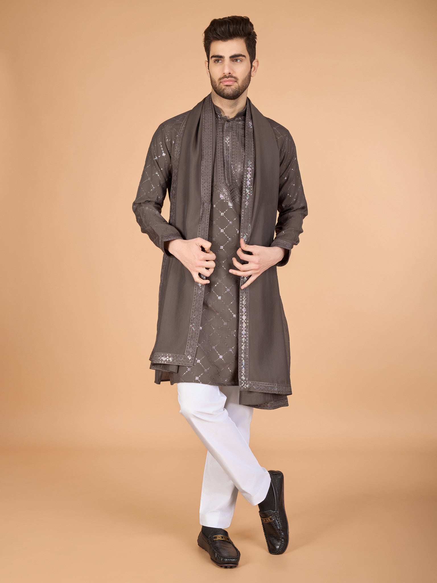 brown kurta,plus size available,Comfort Fit,Premium Fabric,Express Delivery.