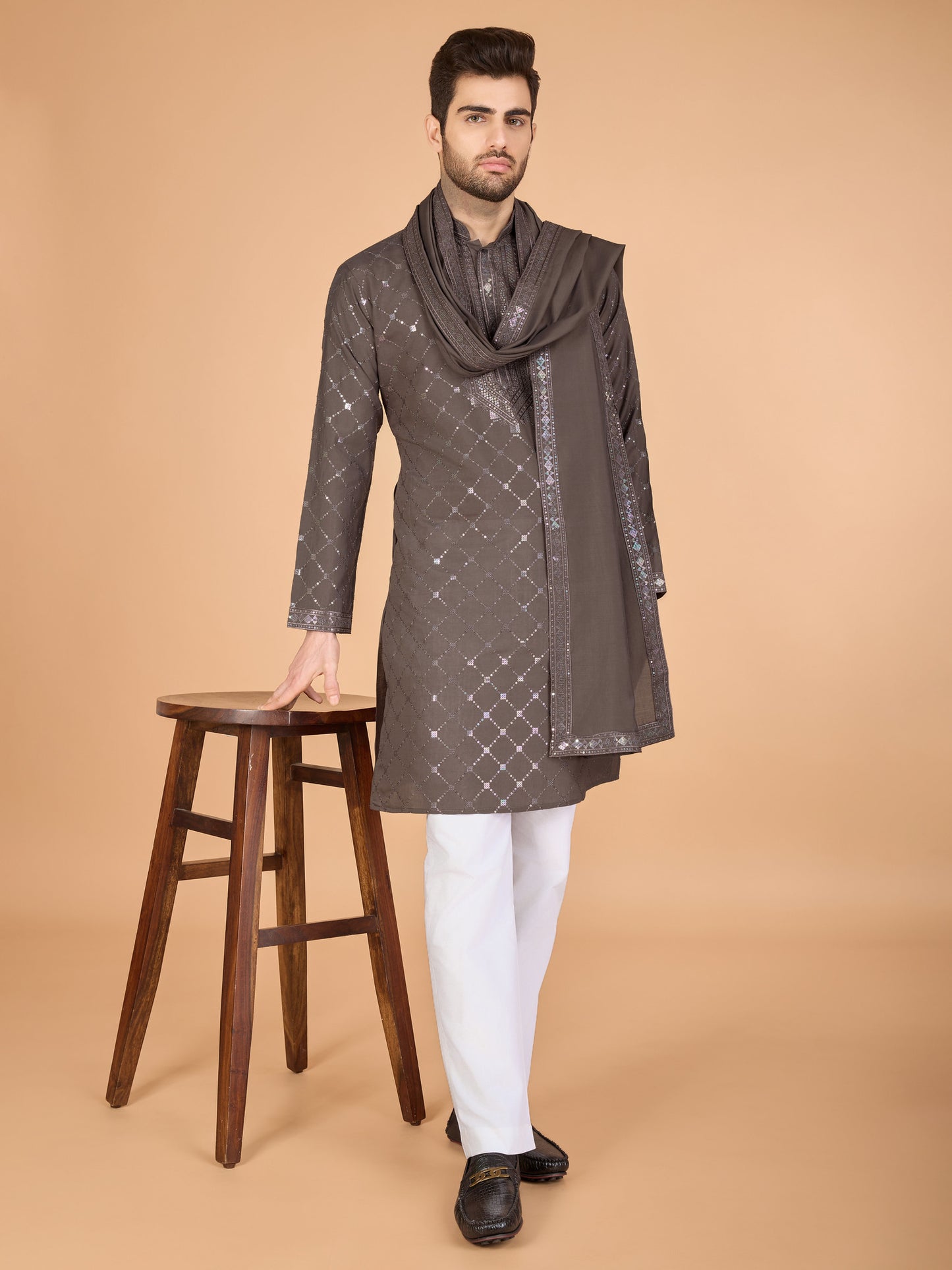 brown kurta,plus size available,Comfort Fit,Premium Fabric,Express Delivery.