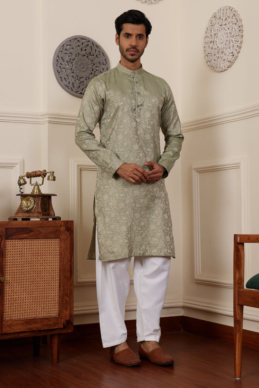 olive green kurta,plus size available,Comfort Fit,Premium Fabric,Express Delivery.