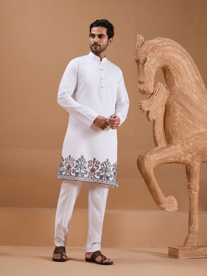 Special Occasion Wear Embroidered Work Kurta