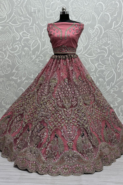 pink lehenga,plus size available,Comfort Fit,Premium Fabric,Express Delivery.