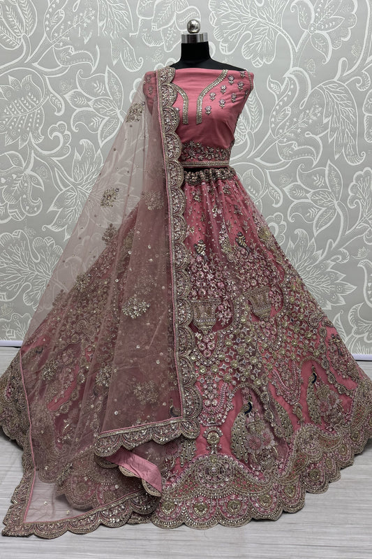pink lehenga,plus size available,Comfort Fit,Premium Fabric,Express Delivery.