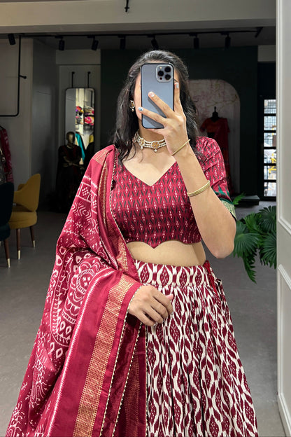 red lehenga,plus size available,Comfort Fit,Premium Fabric,Express Delivery.