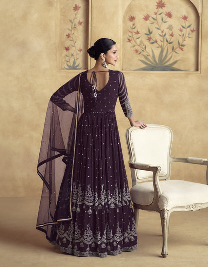Lehenga and Anarkali gown in elegant traditional design, perfect for weddings and festive celebrations.

