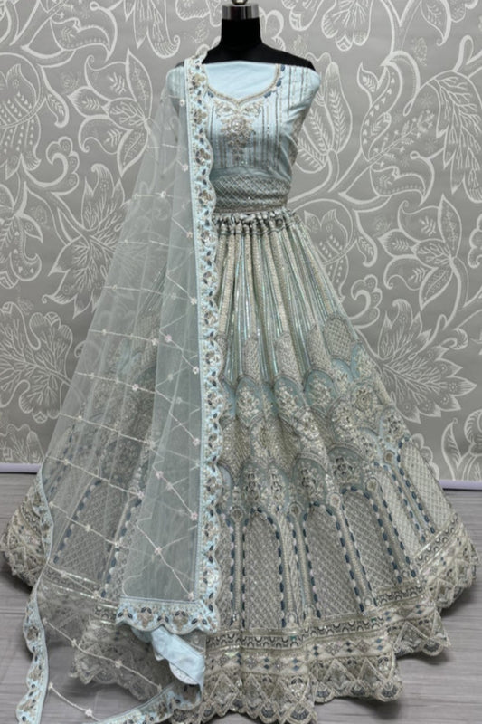 sky lehenga,plus size available,Comfort Fit,Premium Fabric,Express Delivery.