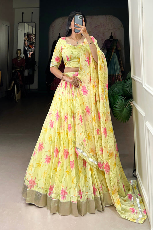 yellow lehenga,plus size available,Comfort Fit,Premium Fabric,Express Delivery.