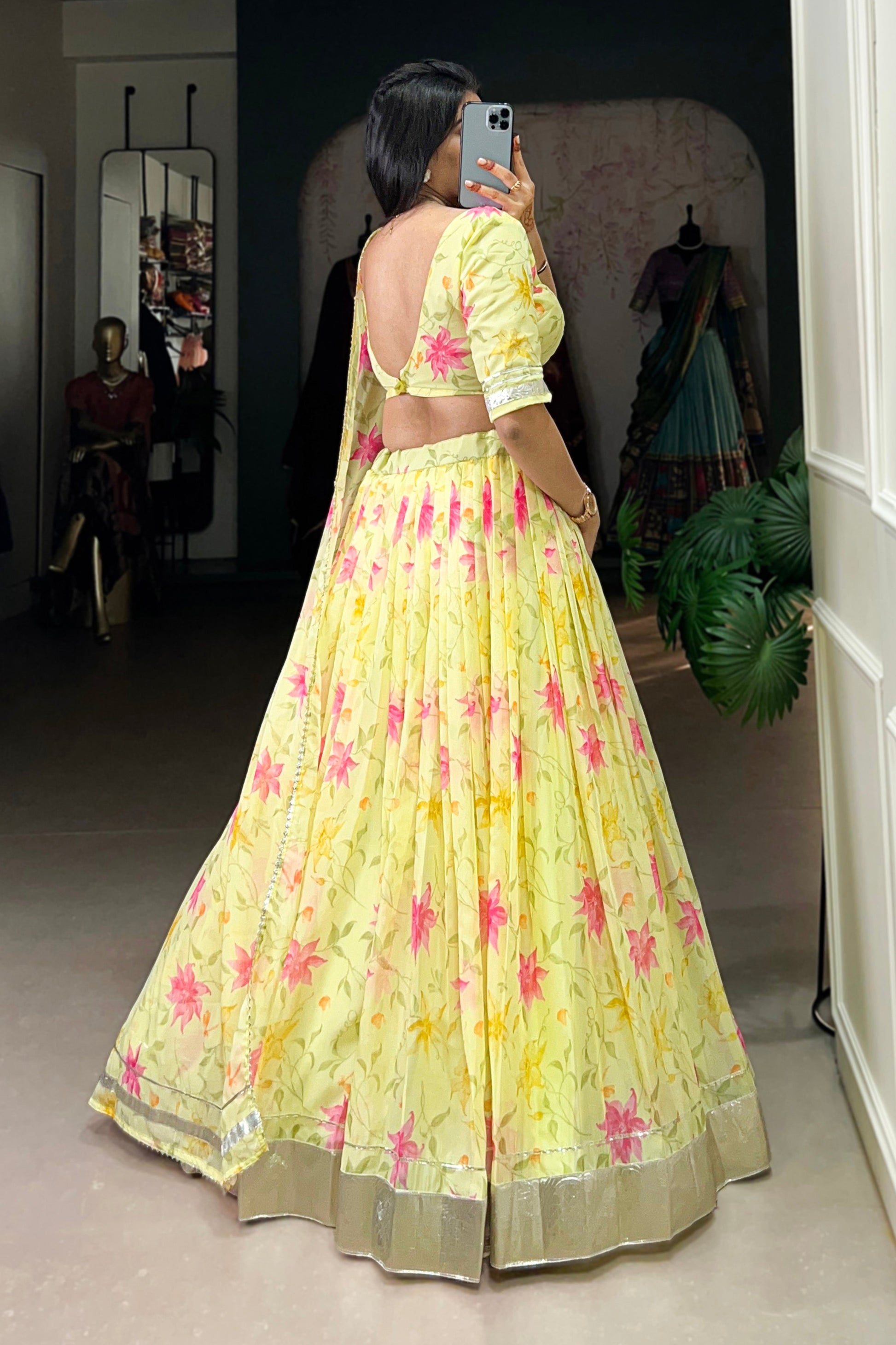 yellow lehenga,plus size available,Comfort Fit,Premium Fabric,Express Delivery.