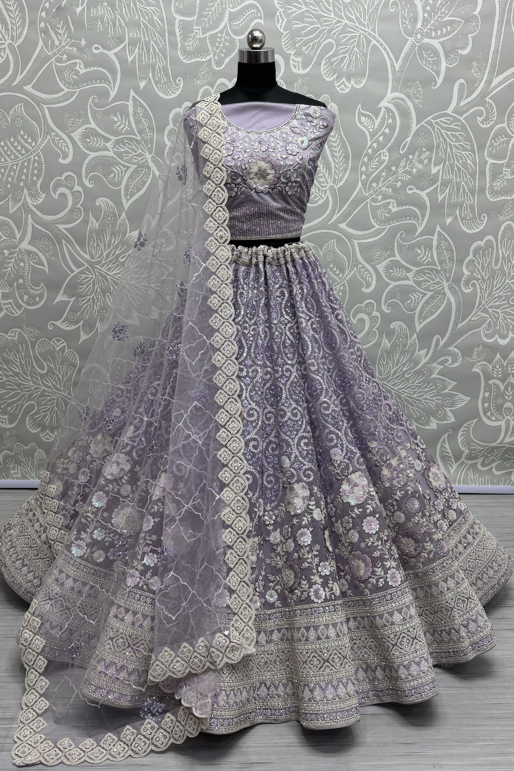 Lavender Lehenga