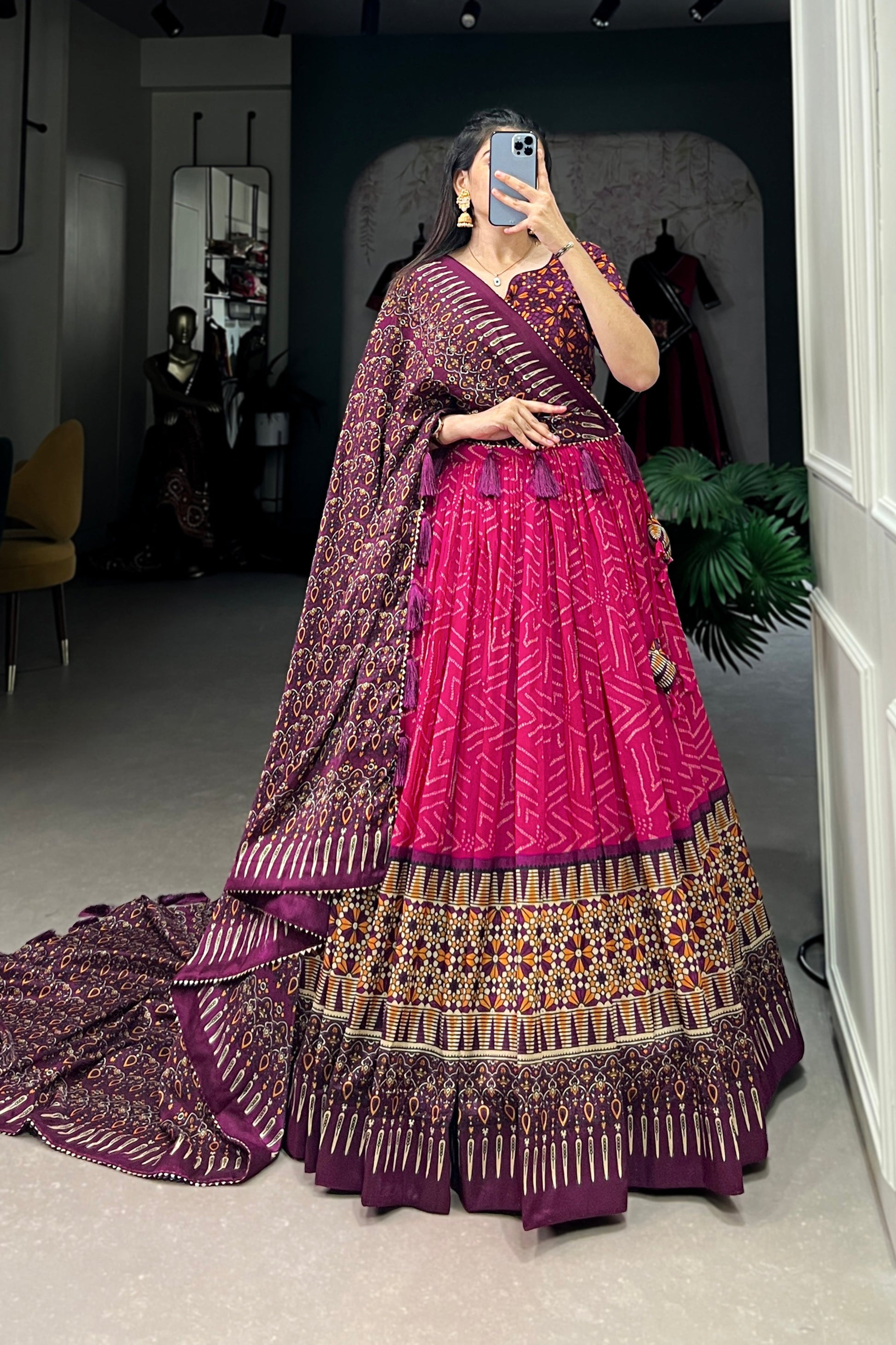 pink lehenga,plus size available,Comfort Fit,Premium Fabric,Express Delivery.