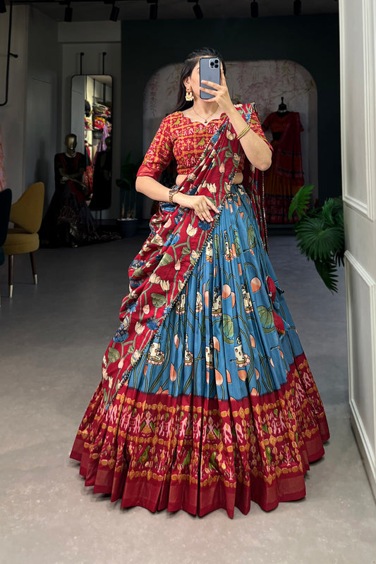 sky blue lehenga,plus size available,Comfort Fit,Premium Fabric,Express Delivery.