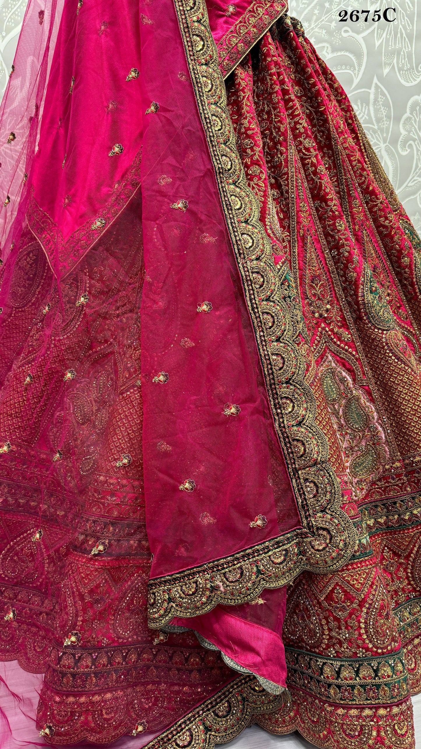 red lehenga,plus size available,Comfort Fit,Premium Fabric,Express Delivery.