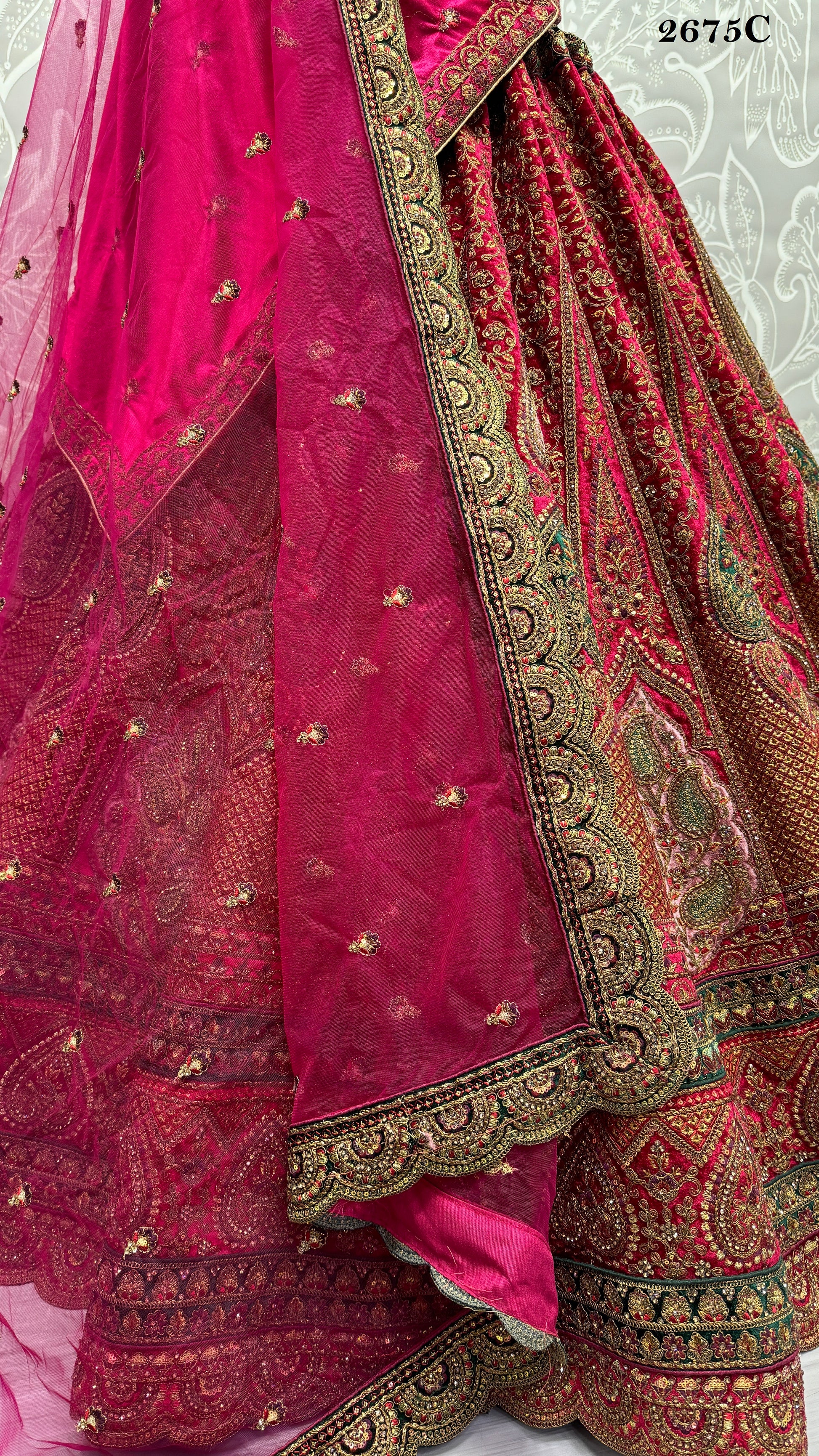 red lehenga,plus size available,Comfort Fit,Premium Fabric,Express Delivery.