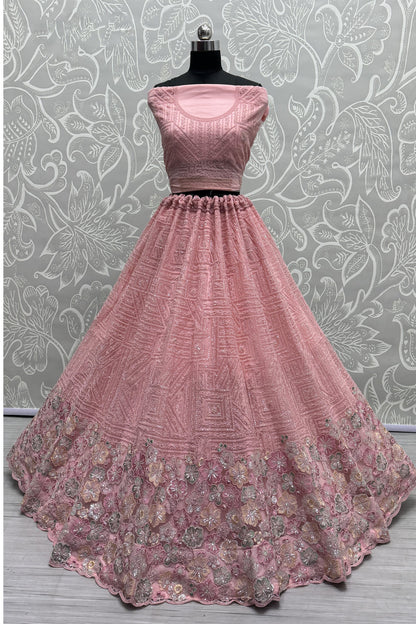 light pink ,lehenga,plus size available,Comfort Fit,Premium Fabric,Express Delivery.