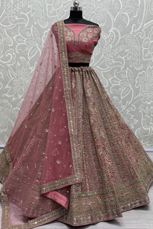 lpink ehenga,plus size available,Comfort Fit,Premium Fabric,Express Delivery.