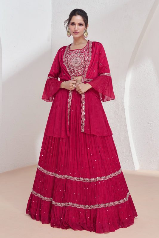 pink lehenga,plus size available,Comfort Fit,Premium Fabric,Express Delivery.