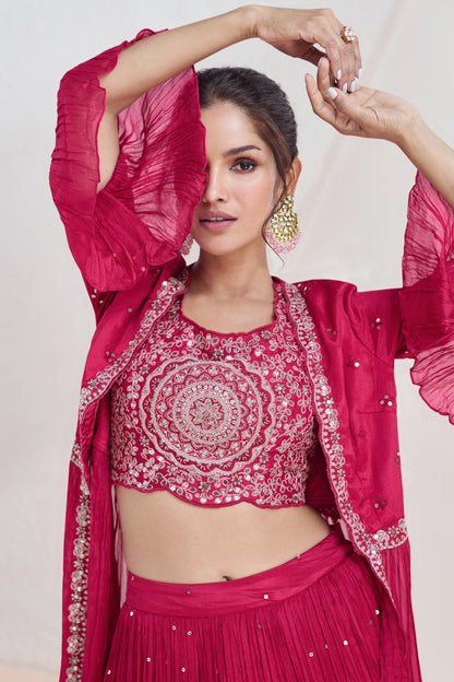 pink lehenga,plus size available,Comfort Fit,Premium Fabric,Express Delivery.