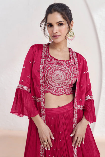 pink lehenga,plus size available,Comfort Fit,Premium Fabric,Express Delivery.