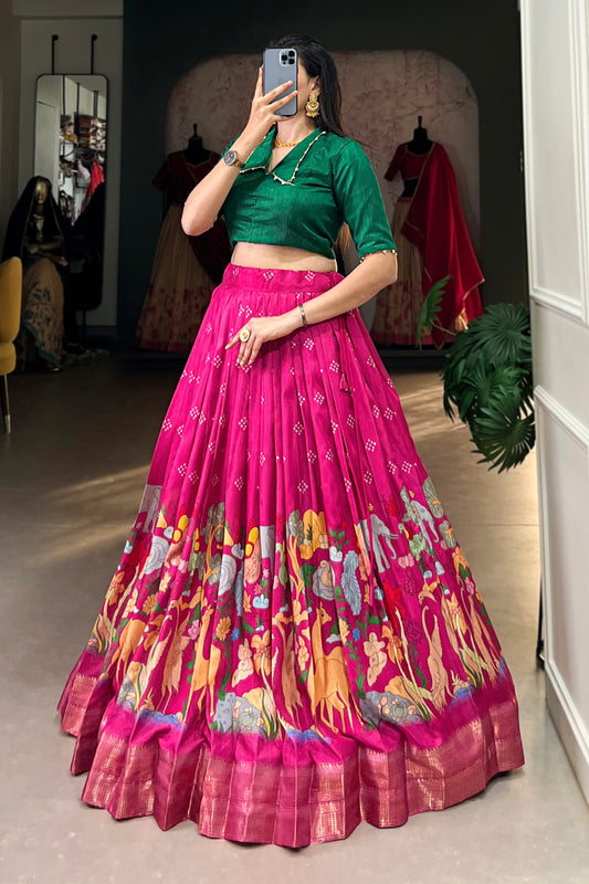 pink lehenga,plus size available,Comfort Fit,Premium Fabric,Express Delivery.