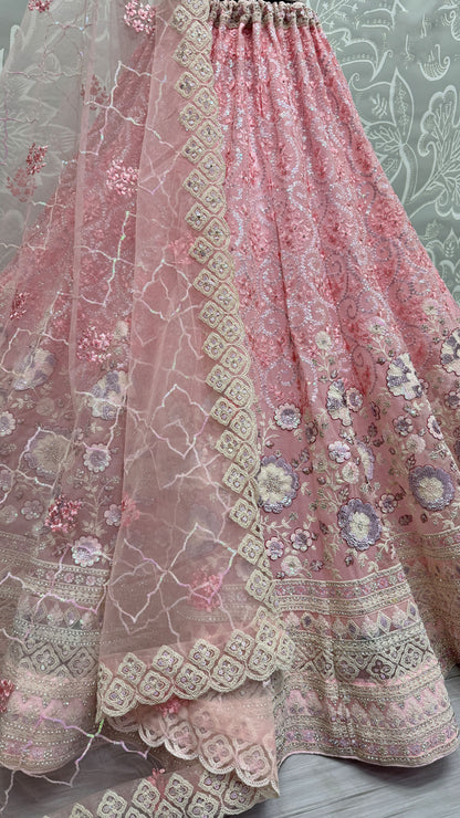 pink lehenga,plus size available,Comfort Fit,Premium Fabric,Express Delivery.