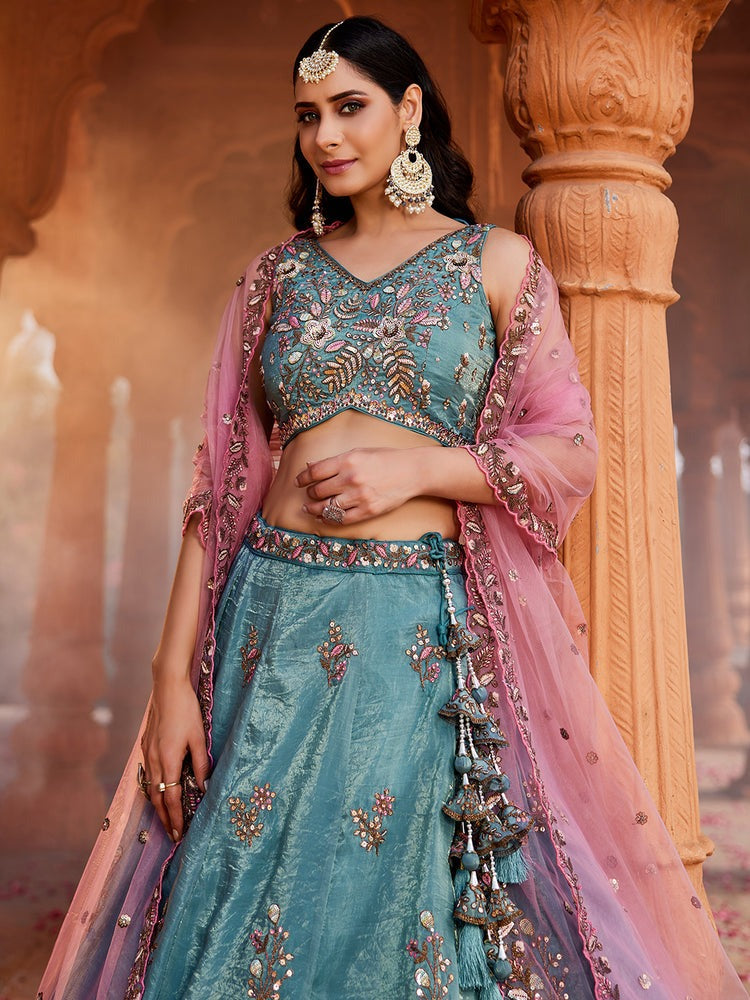 "Feel festive in lehengas made for Indian Americans."
