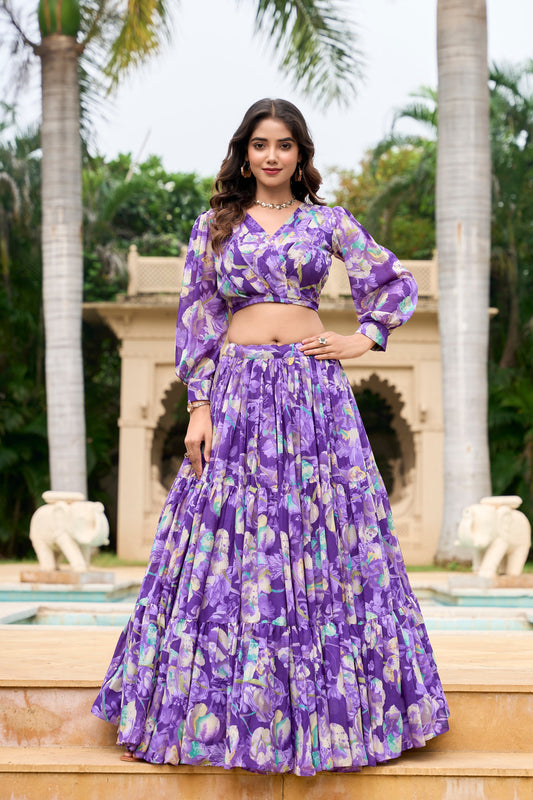 blue lehenga,plus size available,Comfort Fit,Premium Fabric,Express Delivery.