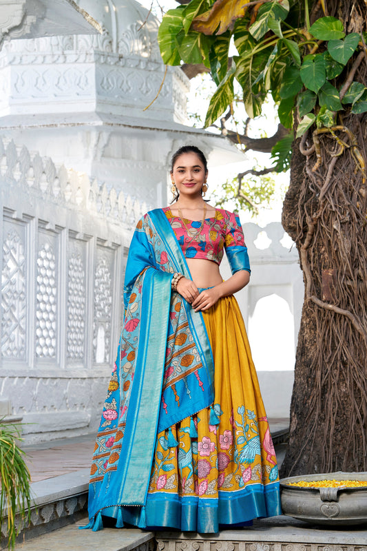 yellow lehenga,plus size available,Comfort Fit,Premium Fabric,Express Delivery.
