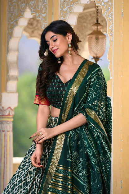 green lehenga,plus size available,Comfort Fit,Premium Fabric,Express Delivery.